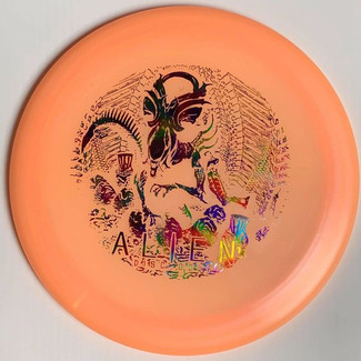 Berzerker - Alien Disc Golf Stamp