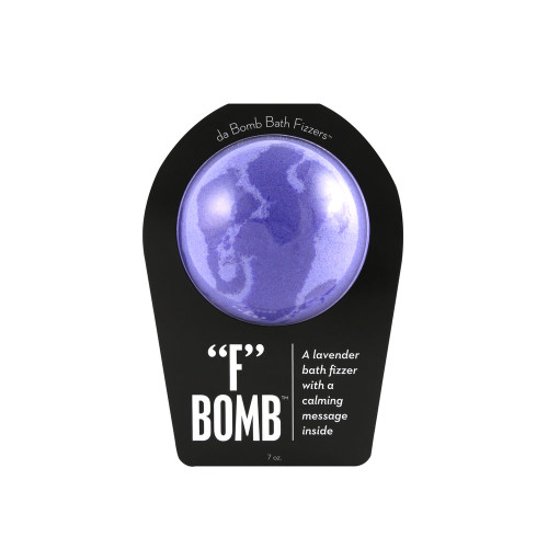 A lavender bath fizzer with a calming message inside

Dissolve stress! Melt anger! This fragrant fizzer is designed to do just that. So the next time you’re FRUSTRATED, drop an "F" bomb. (Into your tub, of course.) Hold it in your hand as it dissolves, because there’s a calming message inside. 

Warning: Small parts. Not for children under 3.