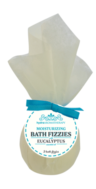 Bath Fizzies are made with all-natural ingredients and pure essential oils.  Sweet Almond Oil leaves skin feeling soft and moisturized. This is the epitome of aromatherapy in the bath. Each package includes two bath fizzies.