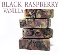 Black Raspberry Vanilla is a enticing blend of blackberries and raspberries, with middle notes of white floral greenery, and bottom notes of musk and vanilla.

made with 100% natural & organic oils and butters
vegan friendly bath product
made in small batched to ensure freshness
proudly made in the USA