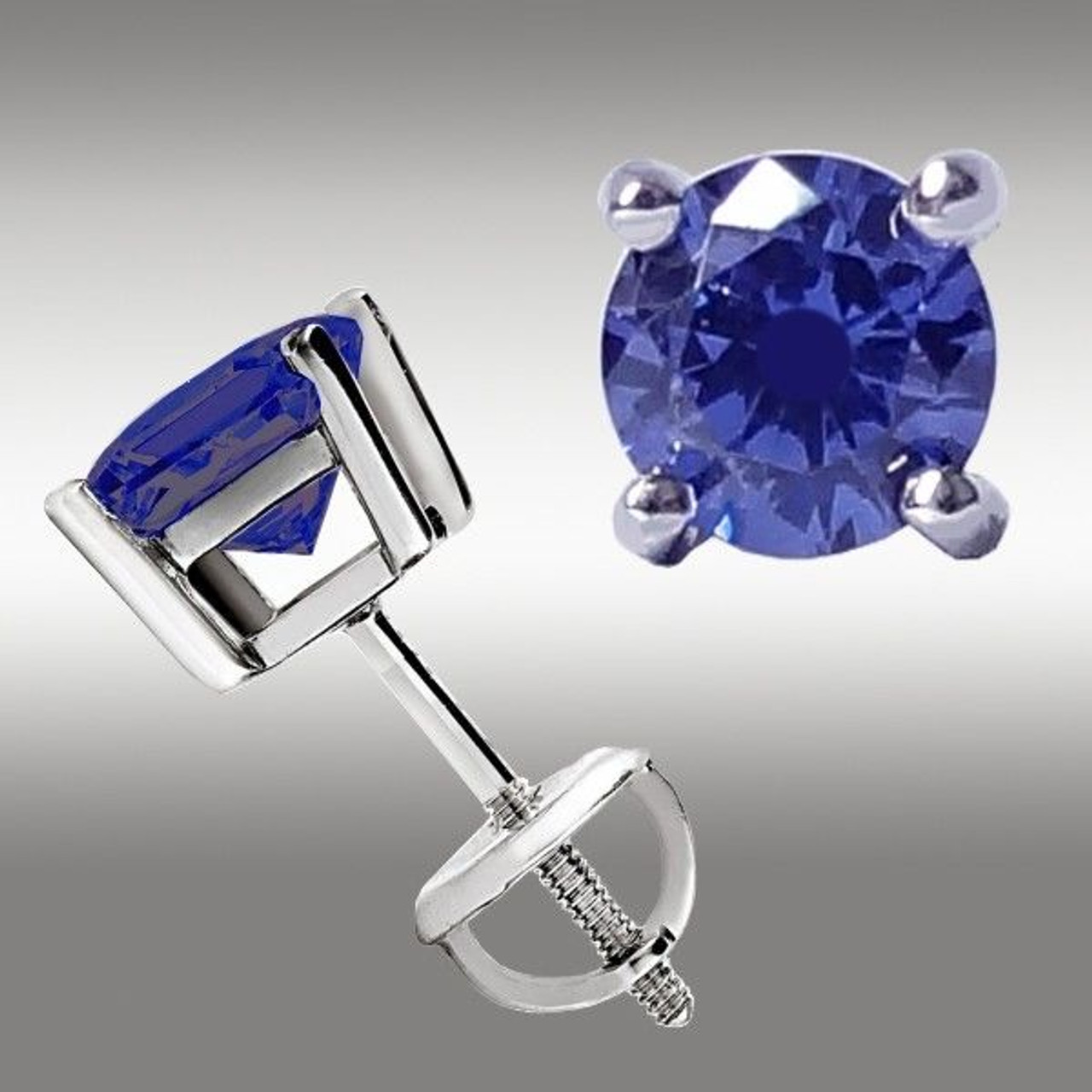 tanzanite studs