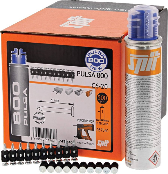 CLAVOS PULSA 800 HORMIGON/ACERO