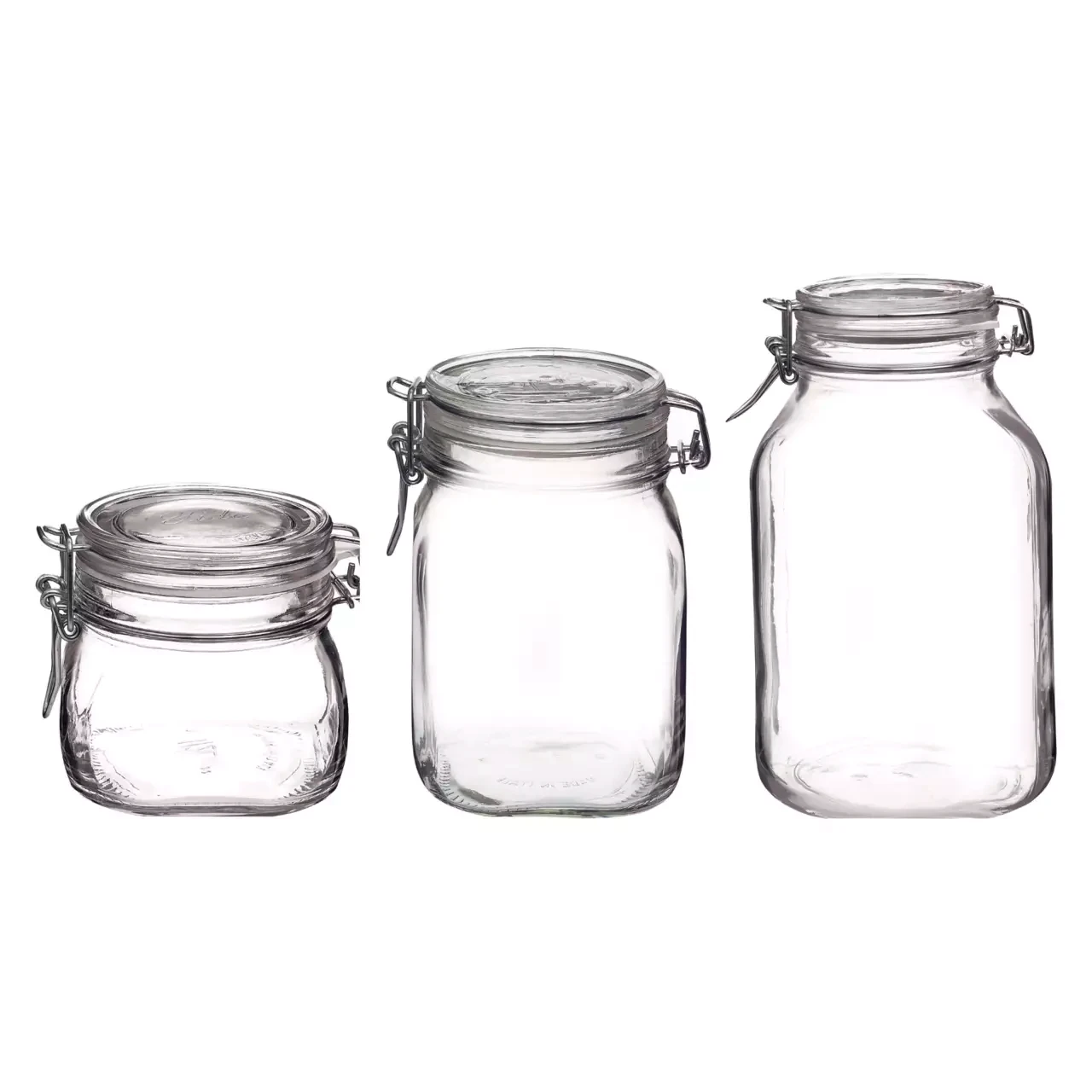 Bormioli Weckpotset Fido 0.5L+1L+1.5L 3-teilig