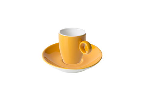 Maastricht Porselein  Bart  Cafe Espressotasse und Untertasse Farbe 6,5 cl Orange 2 Stück Maastricht Porselein  Bart  Cafe Espressotasse und Untertasse Farbe 6,5 cl Orange 2 Stück