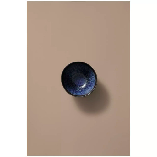 Palmer  Tama Schüssel 15 cm 80 cl Blau Schwarz Steingut 2 Stück