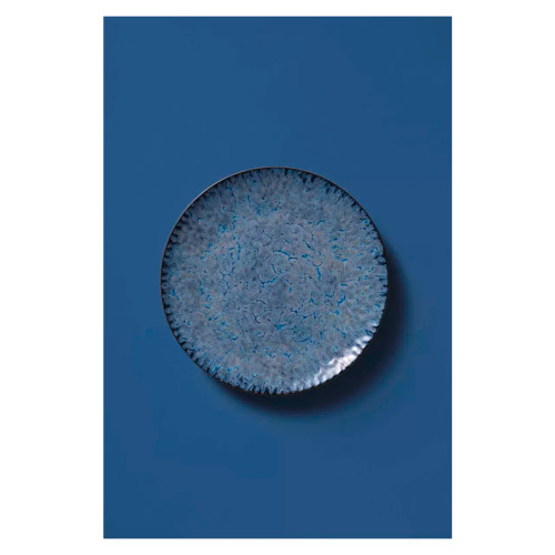 Palmer  Lester Teller 27 cm Blau Schwarz Steingut 2 Stück