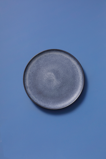 Palmer Plate Houston 22 cm Gray Black Stoneware 2 pcs.