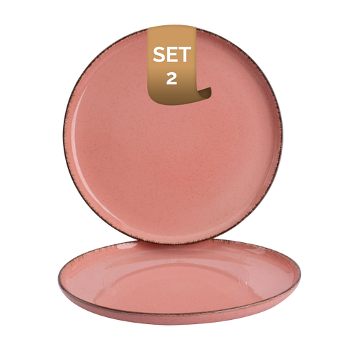 Palmer Plate Antigo 28 cm Porcelain Pink 2 pcs. Palmer Plate Antigo 28 cm Porcelain Pink 2 pcs.