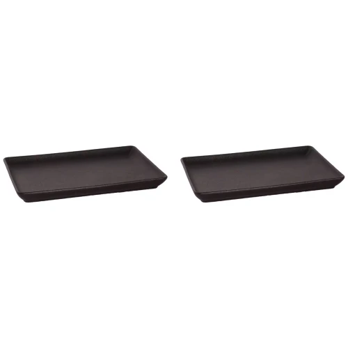 Maastricht Porselein Bowl Universe 24 x 17 cm Black Porcelain 2 pieces