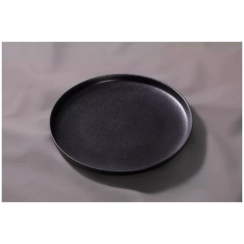 Maastricht Porselein  Universe Teller 26 cm Schwarzes Porzellan 2 Stück