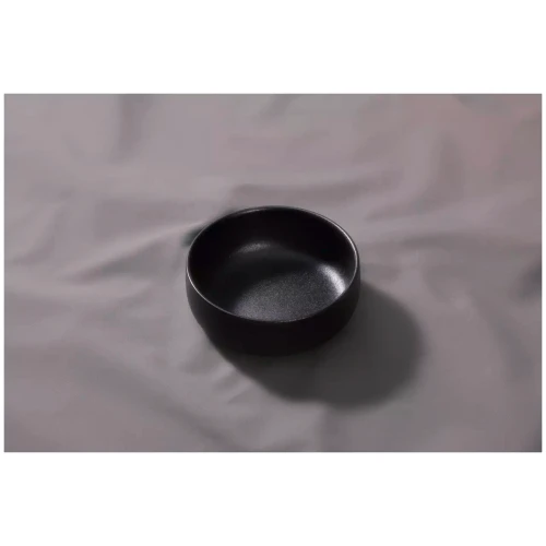 Maastricht Porselein Bowl Universe 14 cm 65 cl Black Porcelain 2 pcs.