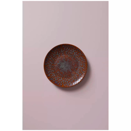 Palmer Bord coupe Magmatic 21 cm Bruin Stoneware 2 stuks