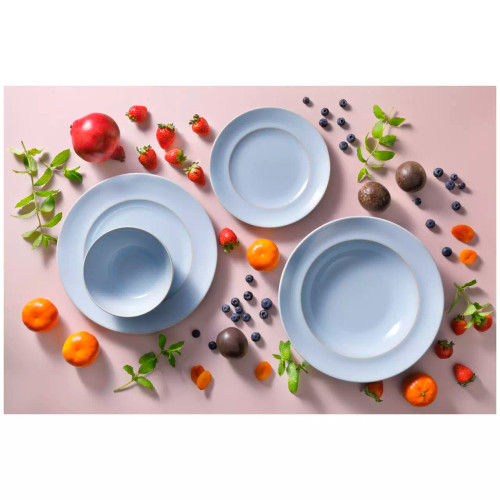 Palmer Coffee cup and saucer Barolo 21 cl 8 cm Light Blue Stoneware 2 pcs.