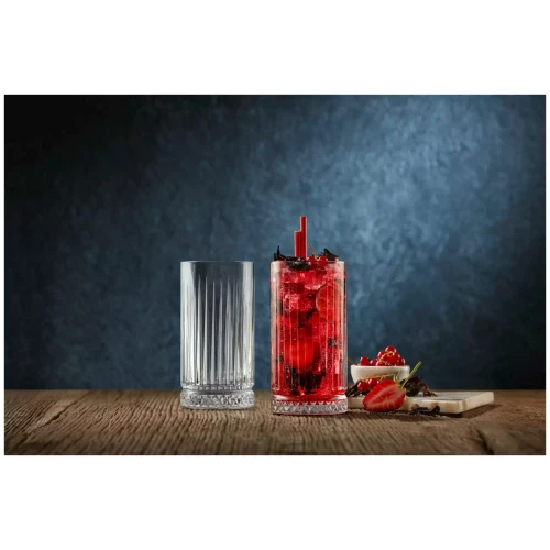 Pasabahce Longdrink Elysia 28 cl - Transparant Goud 4 stuks
