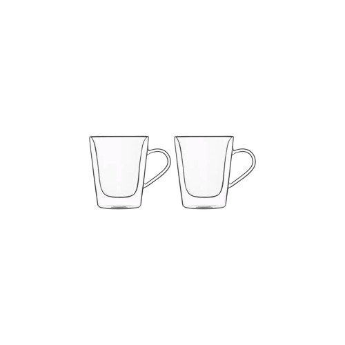Luigi Bormioli Espressokop Thermic 12 cl Transparant 2 stuks