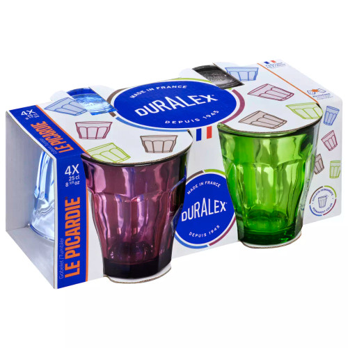 Duralex Waterglas Picardie Assorti 4 stuks