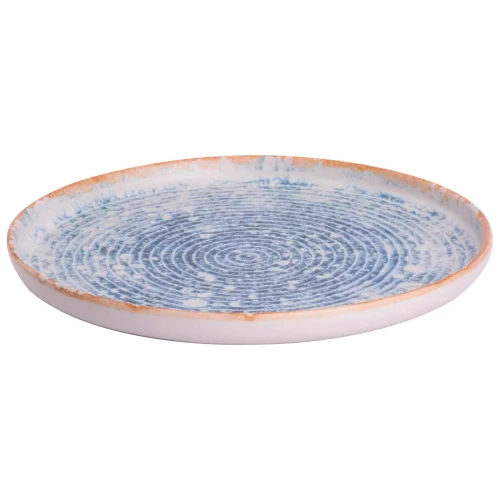 James Cooke Bord Azure Vintage 28 cm Blauw Wit Stoneware 2 stuks
