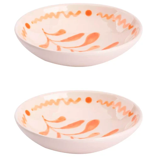 Colori Del Sud Cazorla Deco Bord 11.5 cm Roze 2 stuks
