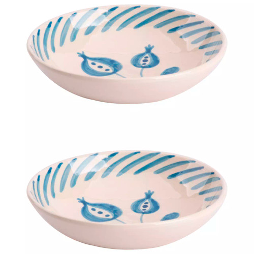 Colori Del Sud Cazorla Deco Bord 15.5 cm Blauw 2 stuks