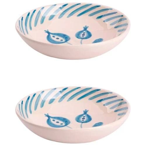 Colori Del Sud Cazorla Deco Bord 15.5 cm Blauw 2 stuks