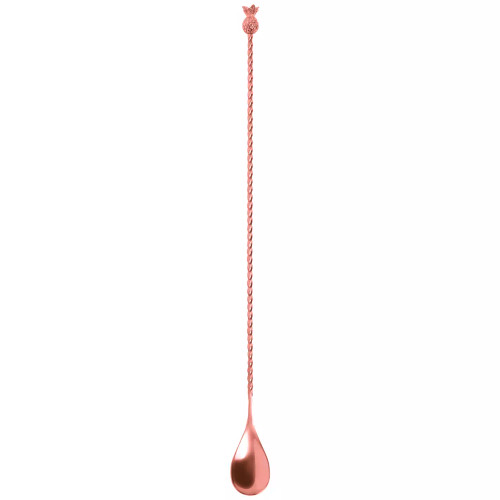 Bar Professional Barlöffel Ananas 33 cm aus Edelstahl und Kupfer