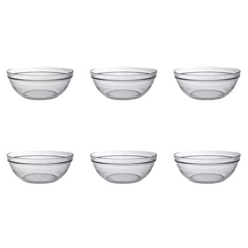 Duralex  Lys Schale 20 cm 1,59 l Transparentes Hartglas 6 Stück