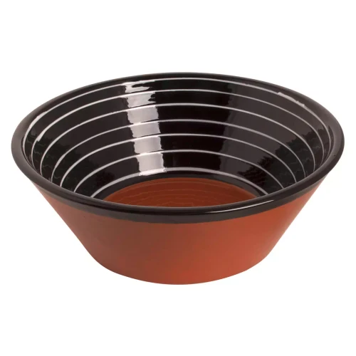 Colori Del Sud Mezquita Circle Schaal 28 cm 2.8 l Zwart