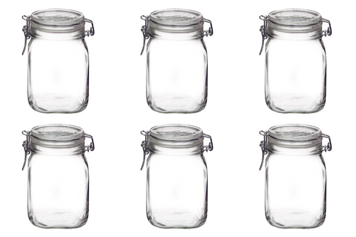 Rocco Bormioli Weck jar Fido 1 l 6 pieces