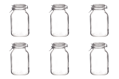 Rocco Bormioli Weckpot Fido 1.5 l 6 stuks