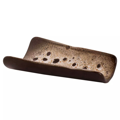 Graupera Schaal Sabana 15.5 x 10 cm Bruin Wit Stoneware 1 stuk