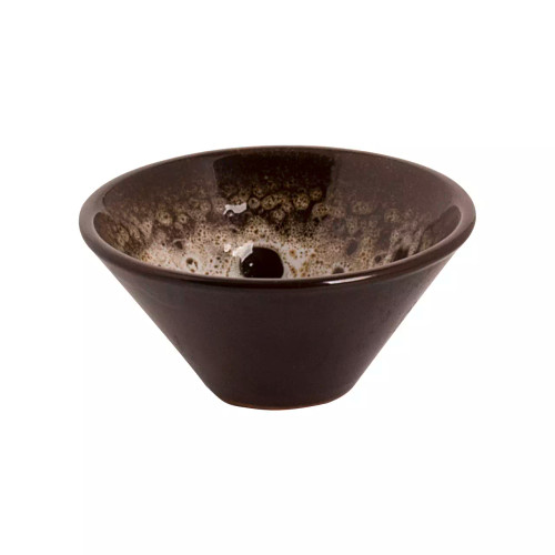 Graupera  Sabana Schüssel 8 cm 8 cl Braunes weißes Steingut 1 Stück