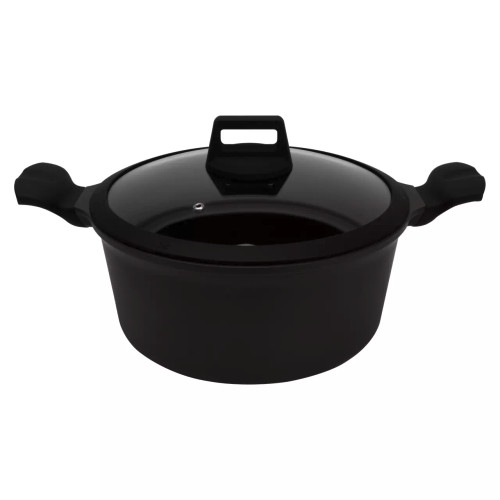 Mammoet Braadpan Vesuvio 28 cm 7 l Zwart Aluminium