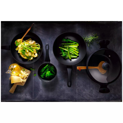 Mammoet Braadpan Vesuvio 28 cm 7 l Zwart Aluminium