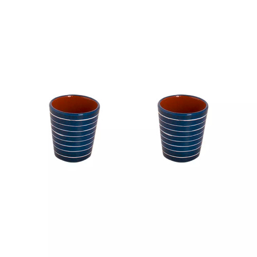 Colori Del Sud Mezquita Circle Cup ohne Henkel 20 cl Blau 2 Stk.