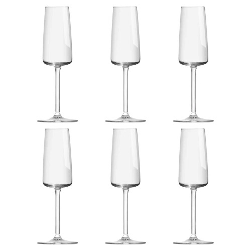 Royal Leerdam Champagne flûte Grandeur 22 cl - Transparent 6 pieces
