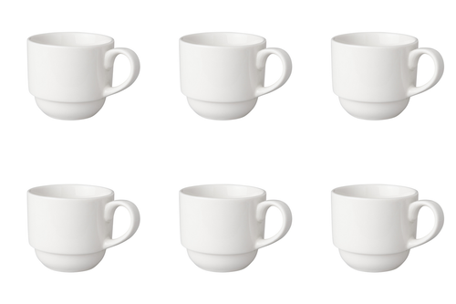 Mammoet Coffee Cup Wide Budgetline 20 cl White 6 piece(s)