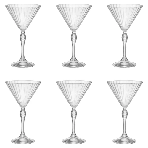 Rocco Bormioli Martini cocktailglas America'20s 24,5 cl 6 stuks