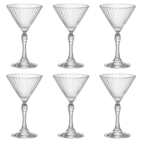 Rocco Bormioli Martini-Cocktailglas America'20s 15,5 cl 6 Stück