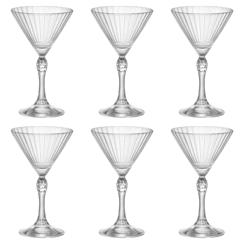 Rocco Bormioli Martini-Cocktailglas America'20s 15,5 cl 6 Stück