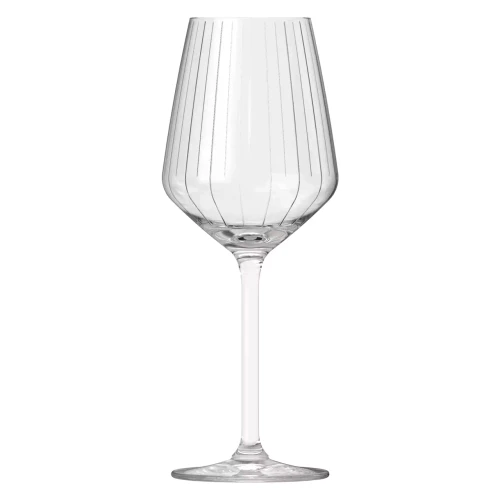Royal Leerdam Wine Glass Carré Optics 38,5 cl 6 pieces