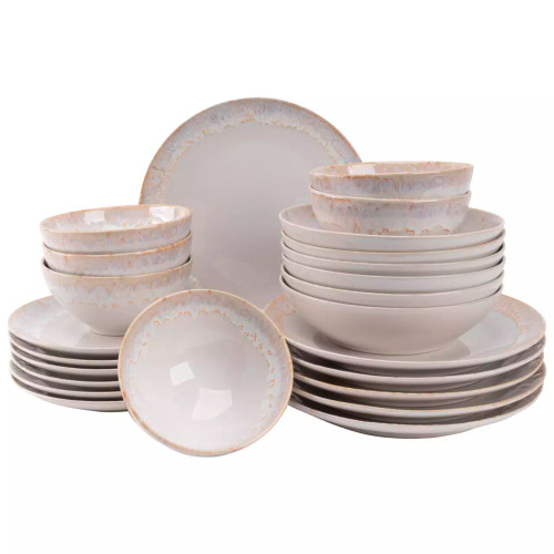 Costa Nova Serviesset Taormina 24-delig 6-persoons Wit