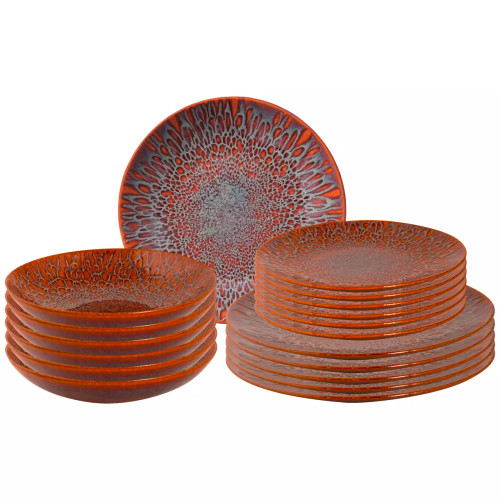 Palmer Magmatic Bordenset Magmatic 6-persoons 18-delig Bruin