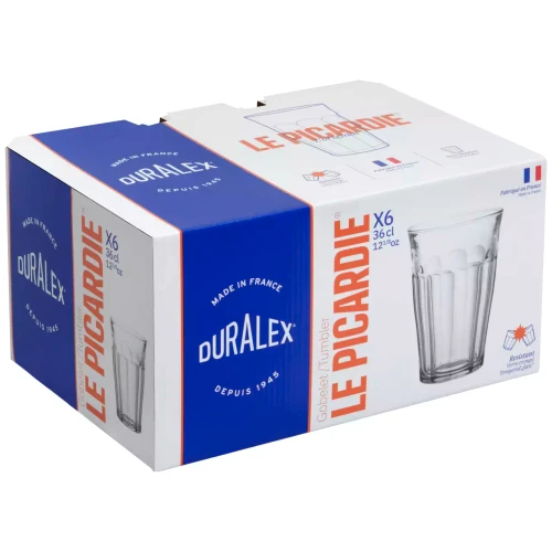 Duralex  Picardie Longdrink 36 cl - Transparent 6 Stück