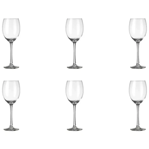 Royal Leerdam Wine glass Plaza 33 cl - Transparent 6 pieces
