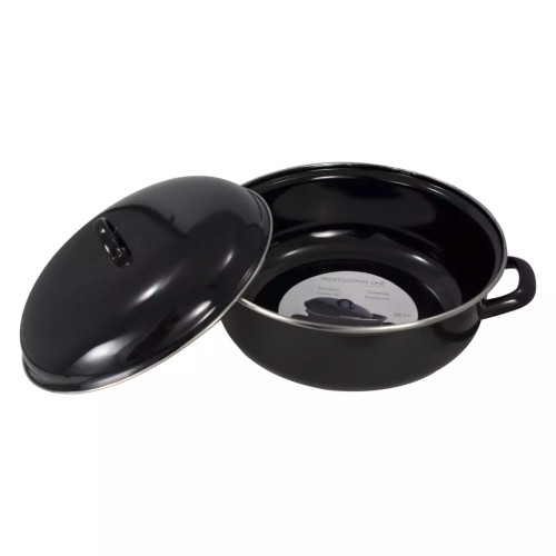 Casserole 28 cm 5 l Black Enamel