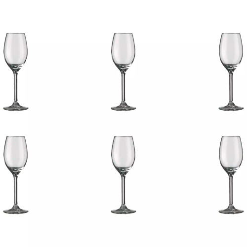 Royal Leerdam Port sherry glass Esprit 14 cl - Transparent 6 pieces