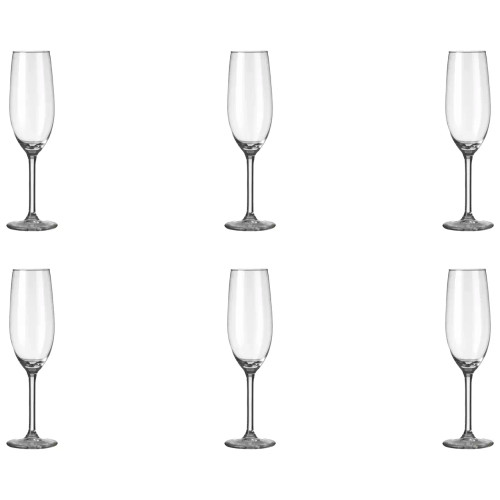 Royal Leerdam Champagne flûte Esprit 21 cl - Transparent 6 pieces