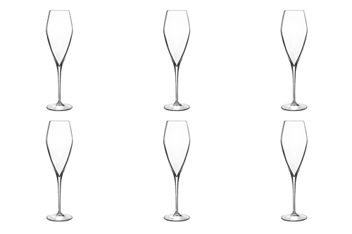 Luigi Bormioli Champagne flûte Atelier 27 cl - Transparent 6 pieces Luigi Bormioli Champagne flûte Atelier 27 cl - Transparent 6 pieces