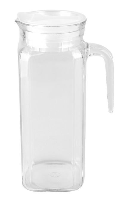 Borgonovo Kan met deksel Igloo 1.2 l Transparant 