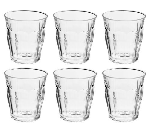 Duralex  Picardie Wasserglas 20 cl Transparent 6 Stück Duralex  Picardie Wasserglas 20 cl Transparent 6 Stück